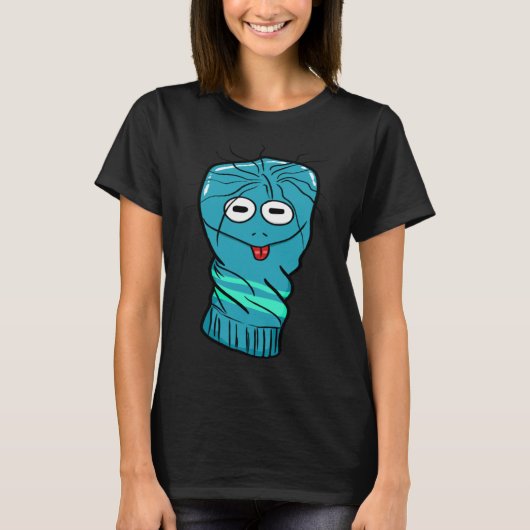Blue Hand Puppet T-shirt (Voorkant)