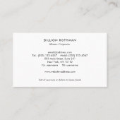 Blue Handyman / Carpenter Tools Home Improvement Visitekaartje (Achterkant)