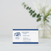 Blue Handyman reparatie Visitekaartje (Staand voorkant)