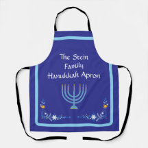 Blue HANUKKAH Menorah Aanpassen