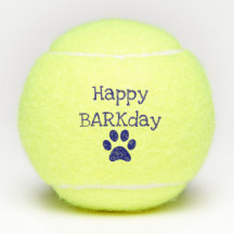 Blue Happy Barkday Birthday Pet Dog Speelgoed