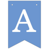 Blue Happy Birthday 3 Letter Naam Boy Man Tom Vlaggetjes (Tweede vlag)