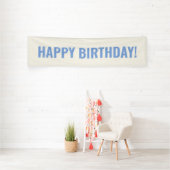 Blue Happy Birthday Spandoek (Insitu)