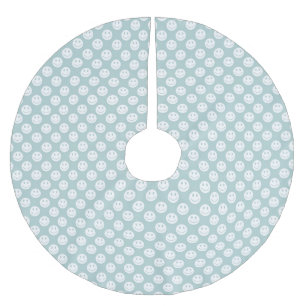 Blue Happy Faces Kerstmis Kerstboom Rok