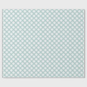 Blue Happy Faces Verjaardag Cadeaupapier (Vlak)