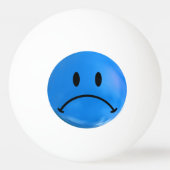 Blue Happy Sad Bi Polar Ping Ball (Achterkant)