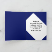 Blue Happy 🎾 Tennis 💙 🤍 Kaart (Binnen)