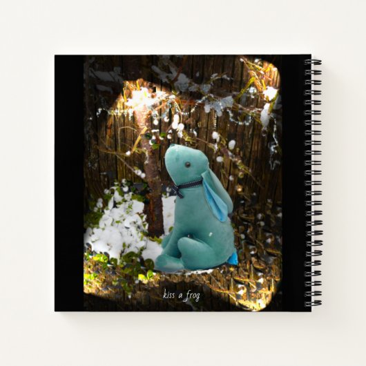 Blue Hare Notitieboek (aanpassen) (Achterkant)