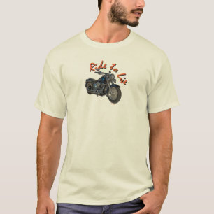 Blue Harley Motorcycle T-shirt