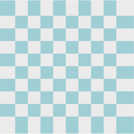 Blue Harmony Checkerboard Sticker (Voorkant)