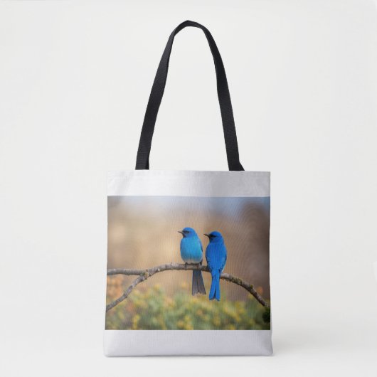 Blue Harmony: een moment van vreugde Tote Bag (Voorkant)