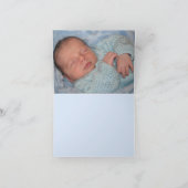 Blue Harmony Foto Bedankt Notecard Notitiekaartje (Binnen)