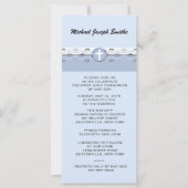 Blue Harmony Slim Invitation (Voorkant)