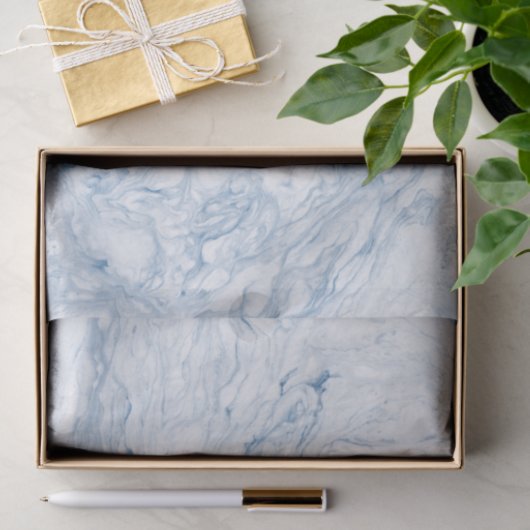 Blue Haven Marble Tissuepapier (Geschenk)