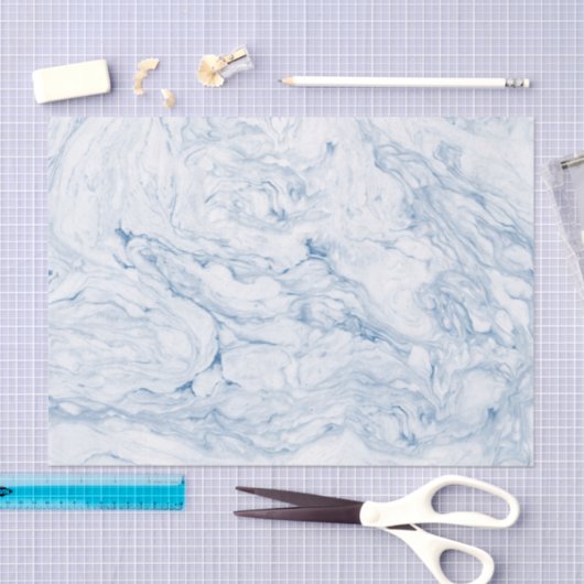 Blue Haven Marble Tissuepapier (Craft)