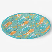 Blue Hawaii and Tropical Itch - Bg Turquoise Papieren Bordje (Gekanteld)