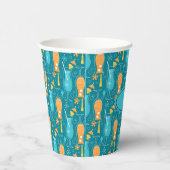 Blue Hawaii and Tropical Itch Papieren Bekers (Rechts)