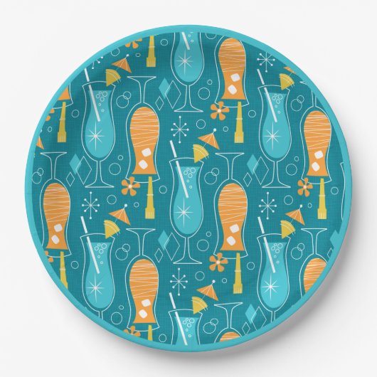 Blue Hawaii and Tropical Itch Papieren Bordje (Voorkant)