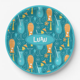 Blue Hawaii and Tropical Itch Papieren Bordje