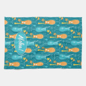 Blue Hawaii and Tropical Itch Theedoek (Horizontaal)