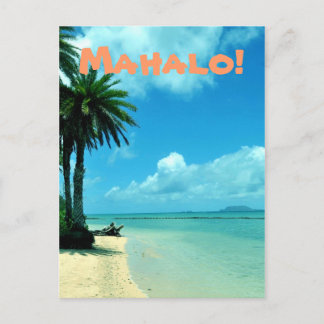 Blue Hawaii Beach Postcard Briefkaart