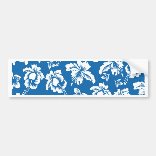 Blue Hawaii Bumpersticker (Voorkant)