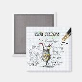 Blue Hawaii Magneet (Voorkant / Achterkant)