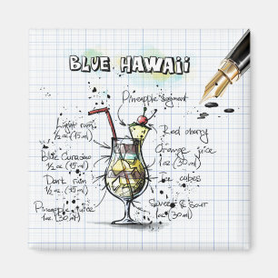 Blue Hawaii Magneet