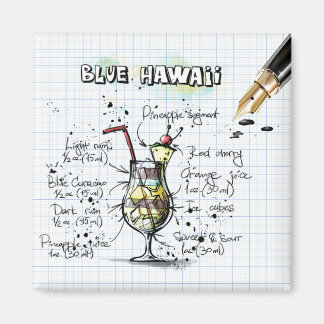 Blue Hawaii Magneet