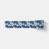 BLUE HAWAII (NAVY) SATIN RIBBON SATIJNEN LINT (Voorkant)