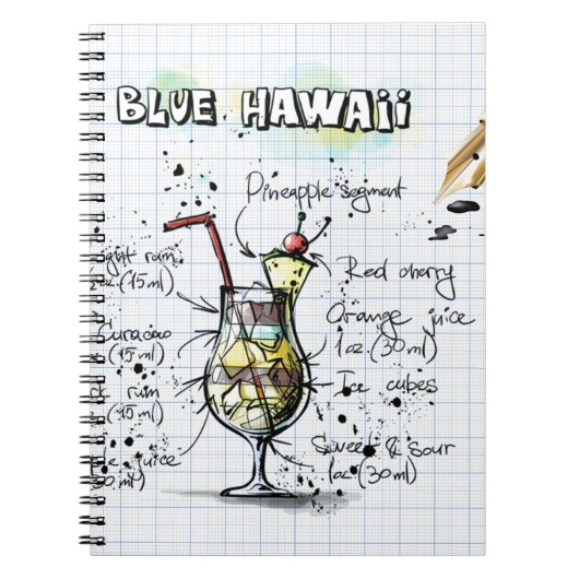 Blue Hawaii Notitieboek (Voorkant)