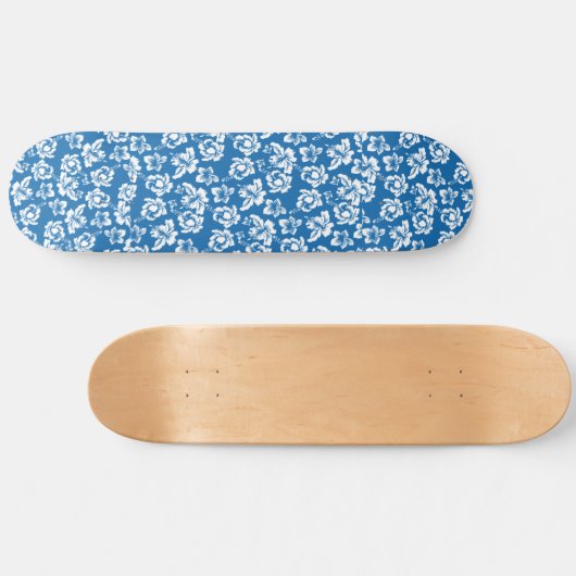 Blue Hawaii Persoonlijk Skateboard (Horizontaal)