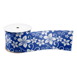 BLUE HAWAII (ROYAL BLUE) SATIN RIBBON SATIJNEN LINT