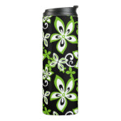 BLUE HAWAII (ZWART/LIME) THERMALENKAN THERMOSBEKER (Gedraaid links)