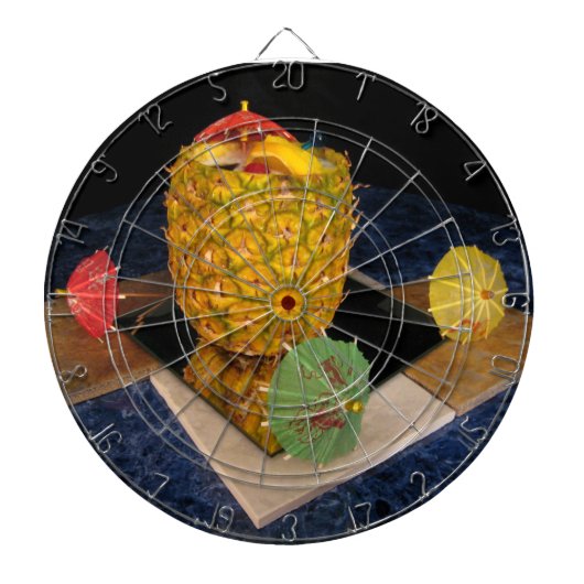 Blue Hawaiian Dartboard Dartbord (Voorkant)