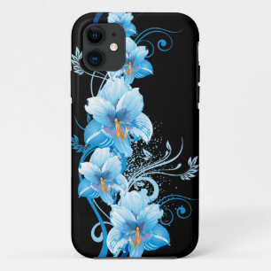 Blue Hawaiian Hibiscus Case-Mate iPhone Case