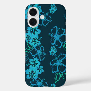 Blue Hawaiian Hibiscus telefoonhoesje iPhone 16 Hoesje