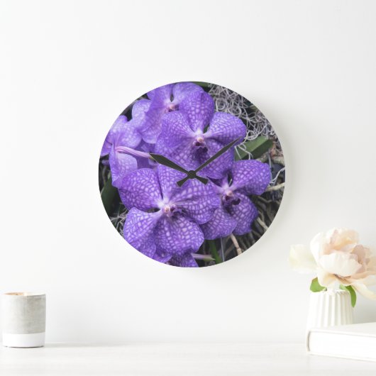 Blue Hawaiian Orchids Grote Klok (Huis)