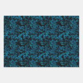 Blue Hawaiian Palms Gift Wrap Inpakpapier Vel (Voorkant 3)