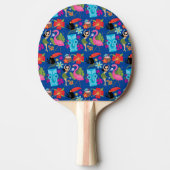 Blue Hawaiian Ping Pong Paddle Tafeltennisbatje (Voorkant)