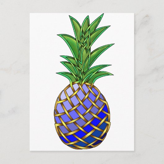 Blue Hawaiin Briefkaart (Voorkant)
