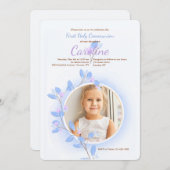 Blue Haze Fotocommunie Kaart (Voorkant / Achterkant)