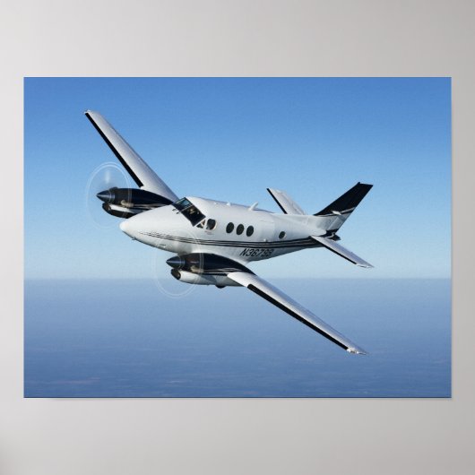 Blue Haze King Air Poster (Voorkant)