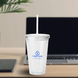 Blue Healthcare Logo Merkpromotie Acryl Drinkbeker