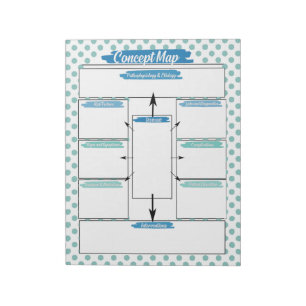 Blue Healthcare Student Concept Kaart Sjabloon Notitieblok