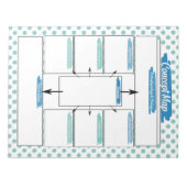 Blue Healthcare Student Concept Kaart Sjabloon Notitieblok (Voorkant)