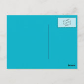 Blue Heart Angel Gothic Fantasy Postcard Briefkaart (Achterkant)