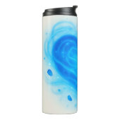 Blue Heart Energy Water Bottle – Spiritual Power f Thermosbeker (Gedraaid links)