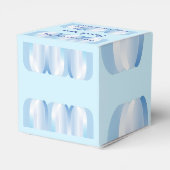 Blue Heart Favor Box Bedankdoosjes (Achterkant)