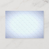 Blue Heart Floral Baby shower Enclosure Informatiekaartje (Achterkant)